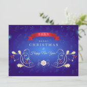 Vrolijk kerstfeest en gelukkig nieuwjaar! 20XX Blu (Staand voorkant)