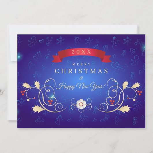 Vrolijk kerstfeest en gelukkig nieuwjaar! 20XX Blu (Voorkant)