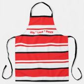 Vrolijk kerstfeest en gelukkig nieuwjaar 20XX Mode Schort (Voorkant)