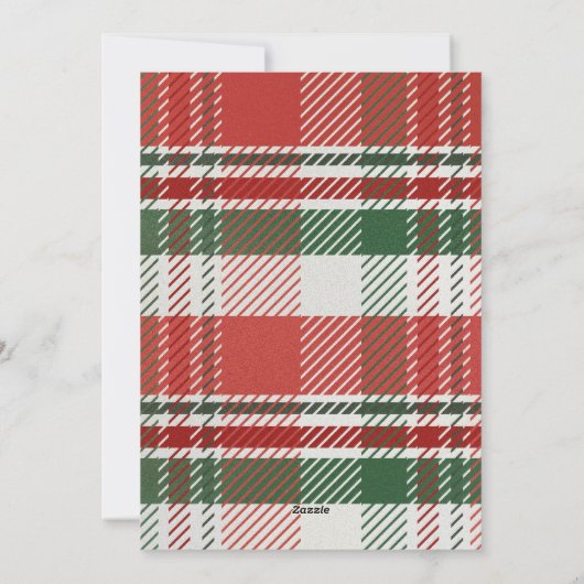 Vrolijk kerstfeest en gelukkig nieuwjaar 2 foto feestdagenkaart (Achterkant)