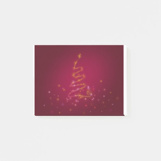 Vrolijk kerstfeest en gelukkig nieuwjaar 2 post-it® notes (Voorkant)