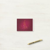 Vrolijk kerstfeest en gelukkig nieuwjaar 2 post-it® notes (Op bureau)