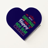 Vrolijk Kerstfeest en Gelukkig Nieuwjaar-61064 Hoo Notitieboek (Achterkant)