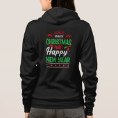 Vrolijk kerstfeest en gelukkig nieuwjaar-61064 hoodie (Achterkant)
