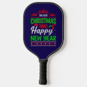 Vrolijk kerstfeest en gelukkig nieuwjaar-61064 pickleball paddle (Achterkant)