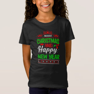 Vrolijk kerstfeest en gelukkig nieuwjaar-61064 t-shirt