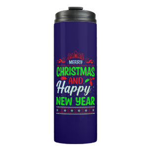 Vrolijk kerstfeest en gelukkig nieuwjaar-61064 thermosbeker