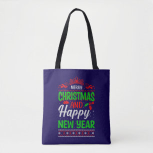 Vrolijk kerstfeest en gelukkig nieuwjaar-61064 tote bag
