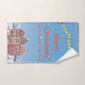 Vrolijk Kerstfeest en Gelukkig Nieuwjaar Beste Bad Handdoek (Handdoek)