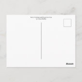 Vrolijk kerstfeest en gelukkig nieuwjaar briefkaart (Achterkant)