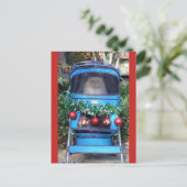 Vrolijk kerstfeest en gelukkig nieuwjaar briefkaart (Staand voorkant)