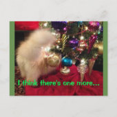 Vrolijk kerstfeest en gelukkig nieuwjaar briefkaart (Voorkant)