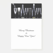 Vrolijk kerstfeest en gelukkig nieuwjaar, Champagn Post-it® Notes (Voorkant)