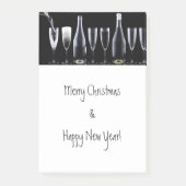 Vrolijk kerstfeest en gelukkig nieuwjaar, Champagn Post-it® Notes (Voorkant)