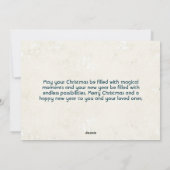 Vrolijk kerstfeest en gelukkig nieuwjaar collage f feestdagenkaart (Achterkant)