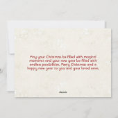 Vrolijk kerstfeest en gelukkig nieuwjaar collage f feestdagenkaart (Achterkant)