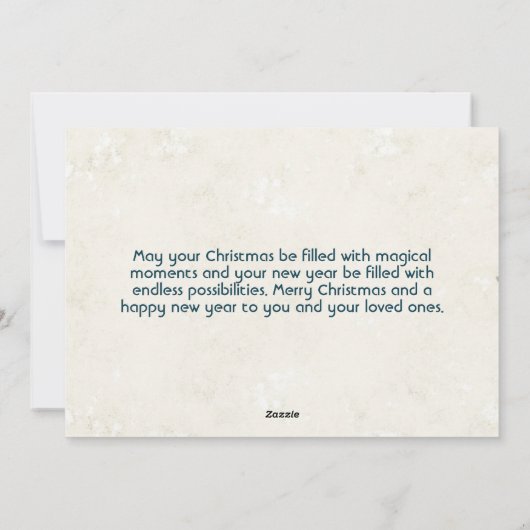 Vrolijk kerstfeest en gelukkig nieuwjaar collage f feestdagenkaart (Achterkant)