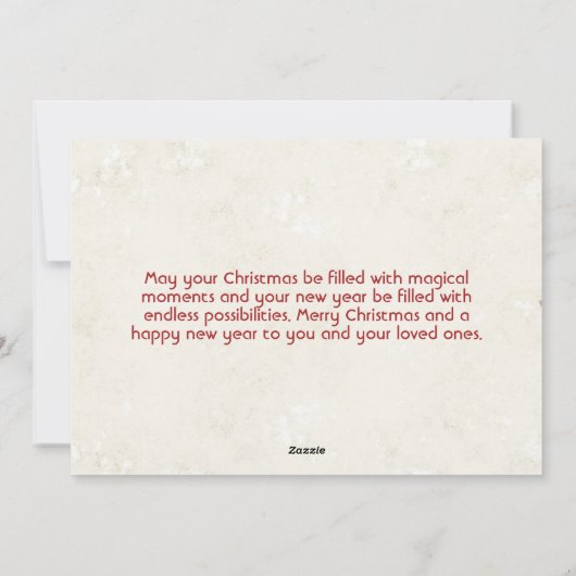 Vrolijk kerstfeest en gelukkig nieuwjaar collage f feestdagenkaart (Achterkant)