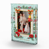 Vrolijk kerstfeest en gelukkig nieuwjaar door lief fotoblokken (Rechts)