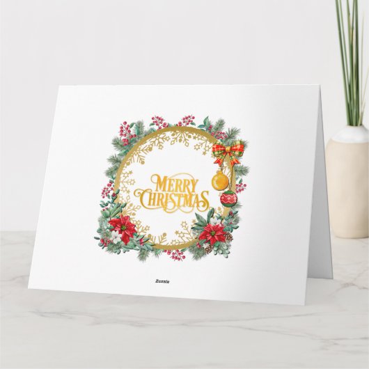 Vrolijk kerstfeest en gelukkig nieuwjaar door lief kaart (Achterkant)