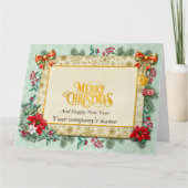 Vrolijk kerstfeest en gelukkig nieuwjaar door lief kaart (Voorkant)