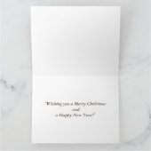 Vrolijk kerstfeest en gelukkig nieuwjaar door lief kaart (Binnen)