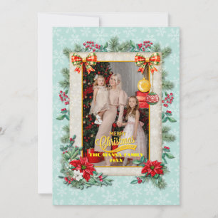 Vrolijk kerstfeest en gelukkig nieuwjaar door lief kaart