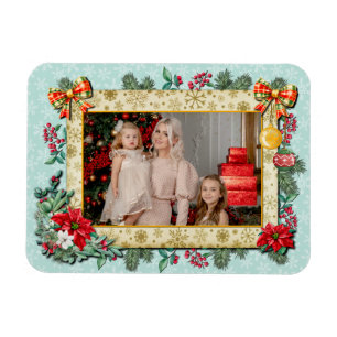 Vrolijk kerstfeest en gelukkig nieuwjaar door lief magneet