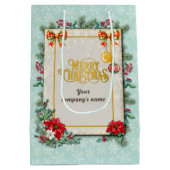 Vrolijk kerstfeest en gelukkig nieuwjaar door lief medium cadeauzakje (Achterkant)