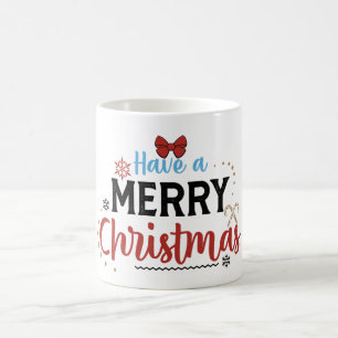 Vrolijk kerstfeest en gelukkig nieuwjaar   feestda koffiemok