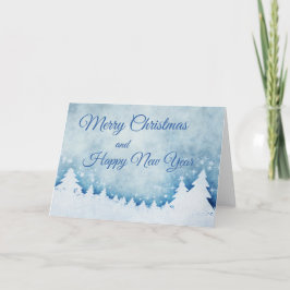 Vrolijk kerstfeest en gelukkig nieuwjaar feestdagen kaart