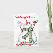 VROLIJK KERSTFEEST EN GELUKKIG NIEUWJAAR!!! FEESTDAGEN KAART (Voorkant)