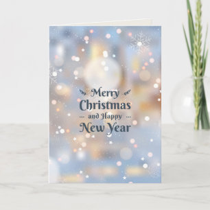 Vrolijk kerstfeest en gelukkig nieuwjaar feestdagen kaart