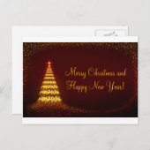 Vrolijk kerstfeest en gelukkig nieuwjaar! feestdagenkaart (Voorkant / Achterkant)