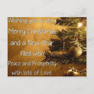 Vrolijk kerstfeest en gelukkig nieuwjaar feestdagenkaart