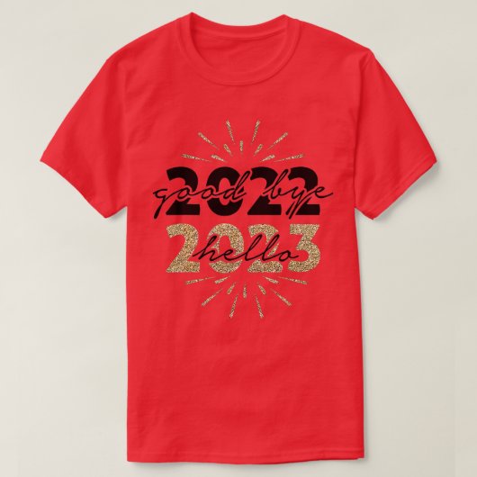 Vrolijk kerstfeest en gelukkig nieuwjaar Goede dag T-shirt (Design voorkant)