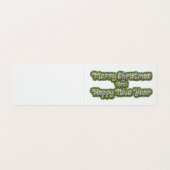 Vrolijk kerstfeest en gelukkig nieuwjaar kaart (Buitenkant ongevouwen)