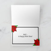 Vrolijk kerstfeest en gelukkig nieuwjaar kaart (Binnen)