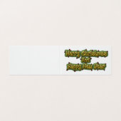 Vrolijk kerstfeest en gelukkig nieuwjaar kaart (Buitenkant ongevouwen)