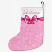 Vrolijk kerstfeest en gelukkig nieuwjaar! KERSTMIS Kleine Kerstsok (Achterkant)