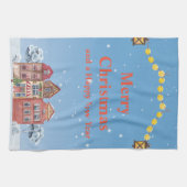 Vrolijk Kerstfeest en Gelukkig Nieuwjaar Keuken Ha Theedoek (Horizontaal)