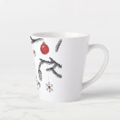 Vrolijk kerstfeest en gelukkig nieuwjaar latte mok (Rechts)