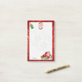 Vrolijk kerstfeest en gelukkig nieuwjaar met Mistl Post-it® Notes (Op bureau)