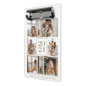 Vrolijk kerstfeest en gelukkig nieuwjaar mini klem mini klembord (Angled2)