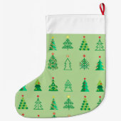 Vrolijk kerstfeest en gelukkig nieuwjaar! Ornament Grote Kerstsok (Achterkant)