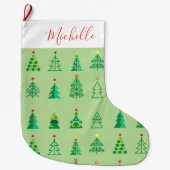 Vrolijk kerstfeest en gelukkig nieuwjaar! Ornament Grote Kerstsok (Voorkant)