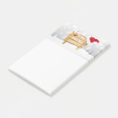 Vrolijk kerstfeest en gelukkig nieuwjaar post-it® notes (Schuin)