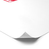 Vrolijk kerstfeest en gelukkig nieuwjaar poster (Hoek)