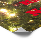 Vrolijk kerstfeest en gelukkig nieuwjaar! poster (Hoek)