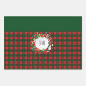 Vrolijk kerstfeest en gelukkig nieuwjaar! Scotland Inpakpapier Vel (Voorkant)